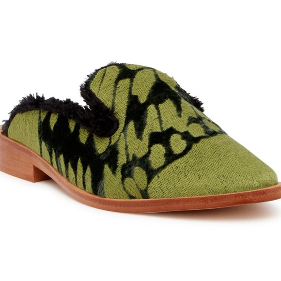 Free People Butterfly Effect Faux Fur Mule Shoes - Picture 4 of 7